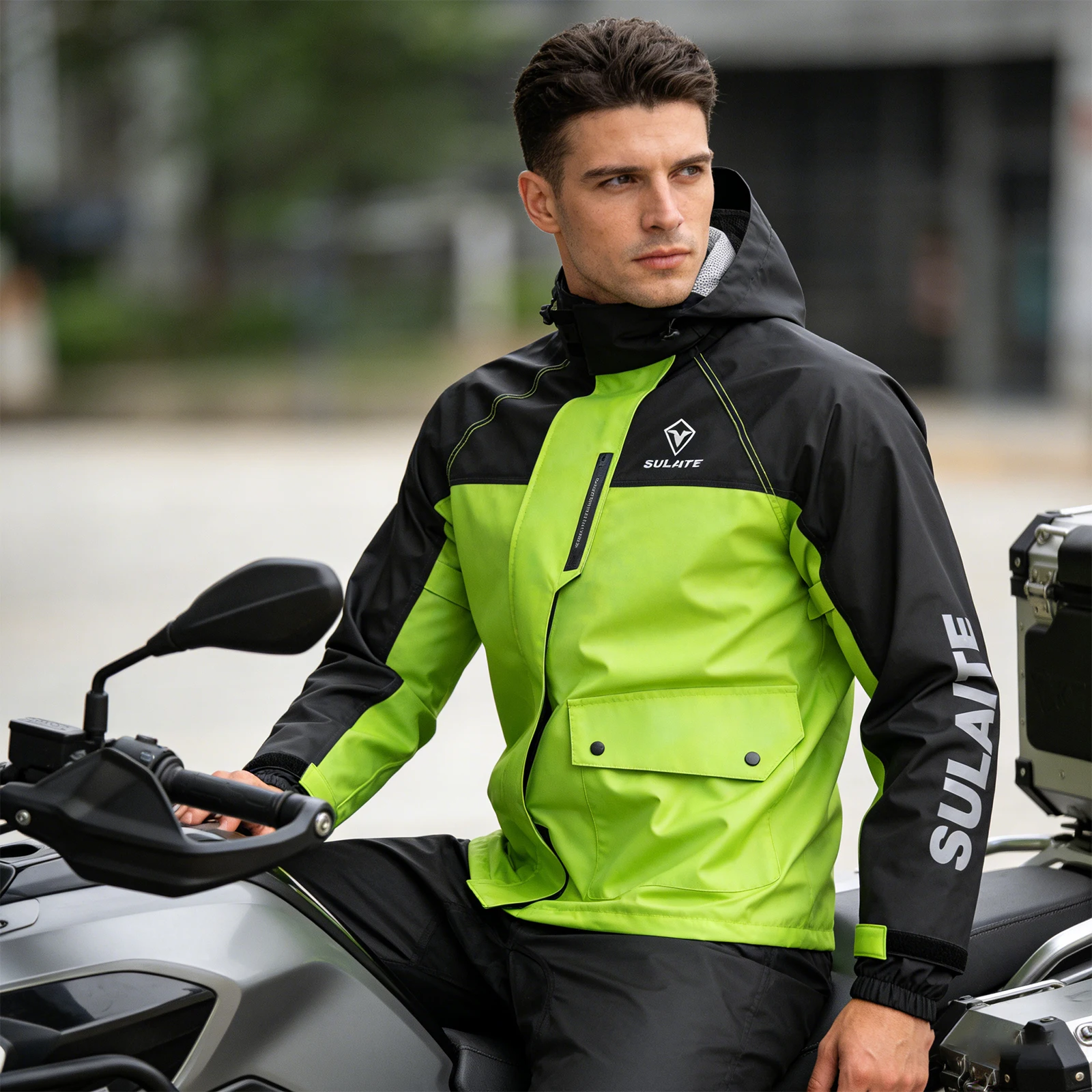 

Мотоциклетный дождевик для мужчин и женщин, велосипедная дождевая одежда, куртка и брюки для езды, рыбалки, гольфа, охоты, кемпинга