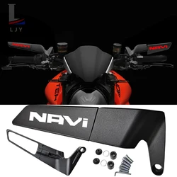 For HONDA DREAMWING Navi 110 Navi Motorcycle Mirrors Stealth Winglets Mirror Kit Rotate Adjustable