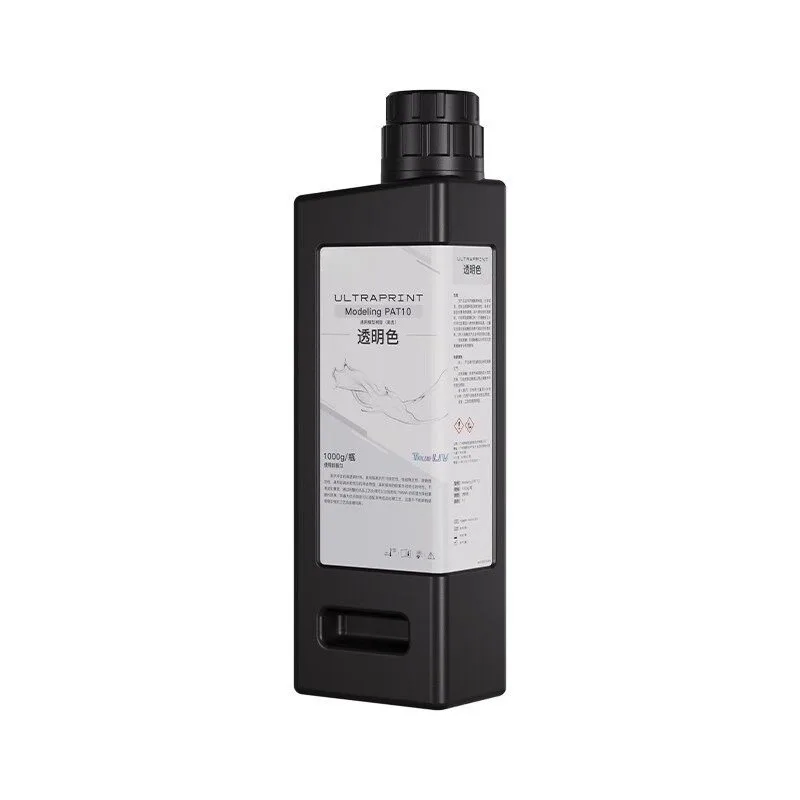 High Clear UV Photopolymer Resin Low Odor High Precision Light Curing 3D Printing Liquid Material