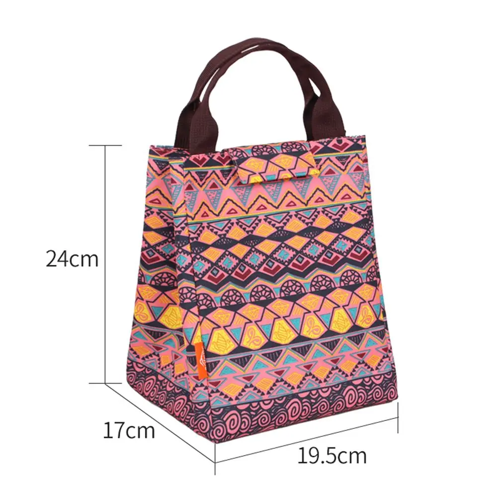 Portable Cooler Lunch Bag For Picnic Kid Women Travel Thermal Breakfast Organizer Insulated Waterproof Storage Bag For Lunch Box