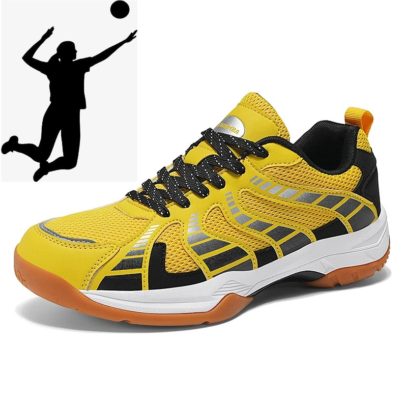 

Volleyball Shoes Men's Outdoor Fitness Comfortable Badminton Training Sports Shoes Mesh Breathable Tennis Shoes
