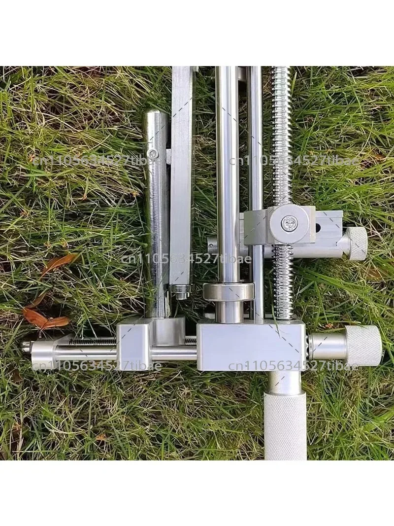 63-400PE Pipe Rotary Scraper Four-sided Blade Oxide Layer Remover with Stainless Steel Frame