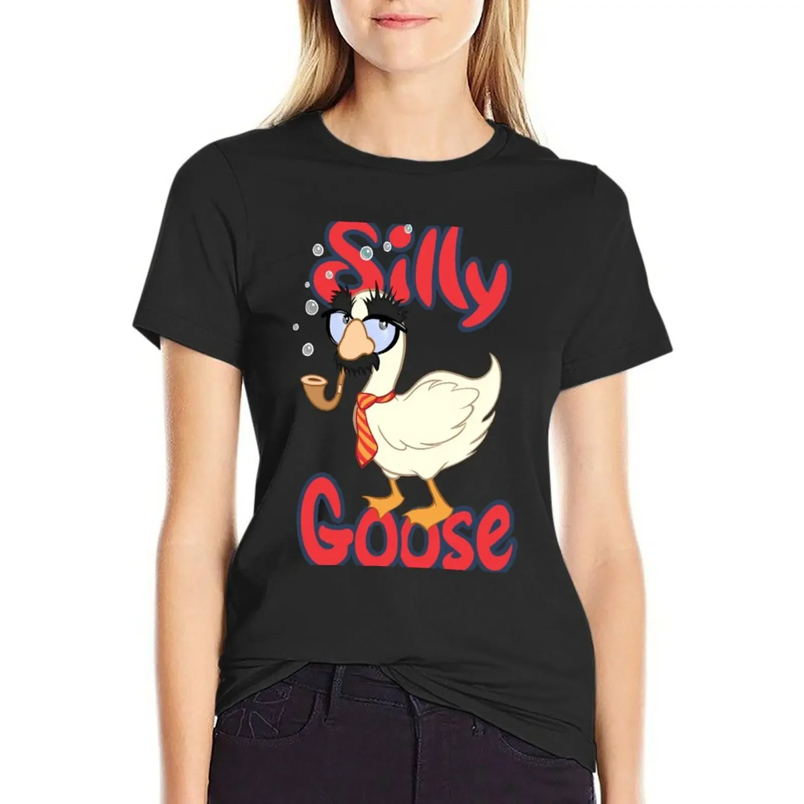 

Silly Goose T-Shirt quick-drying quick drying blacks Women clothes