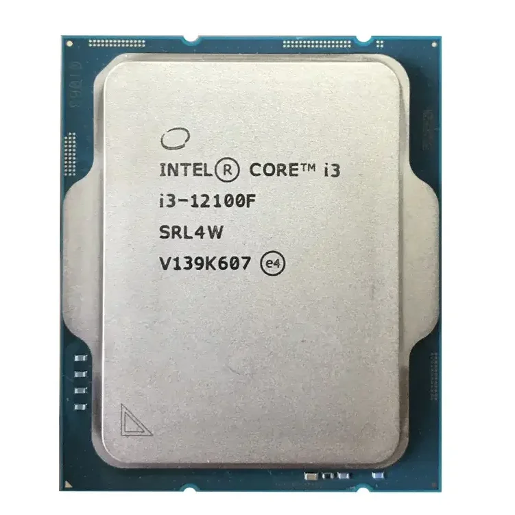 Cheap Price Cpu Processor I3 12100f 12th Generation 3.30 Ghz 4 Core 8 Threads Desktop Processor for Computer