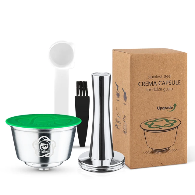 Wieder verwendbare Kaffee kapseln Marken-Upgrade für Dolce Gusto Filter mehr Sahne Kaffee wieder verwendbare Maker Pods Icafilas