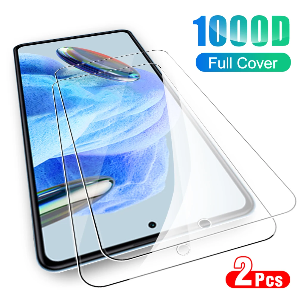 2PCS Tempered Glass Case For Xiaomi Redmi Note 12 Pro Screen Protectors Redmy note12 S Pro+ Pro Plus Turbo Protective Film Cover