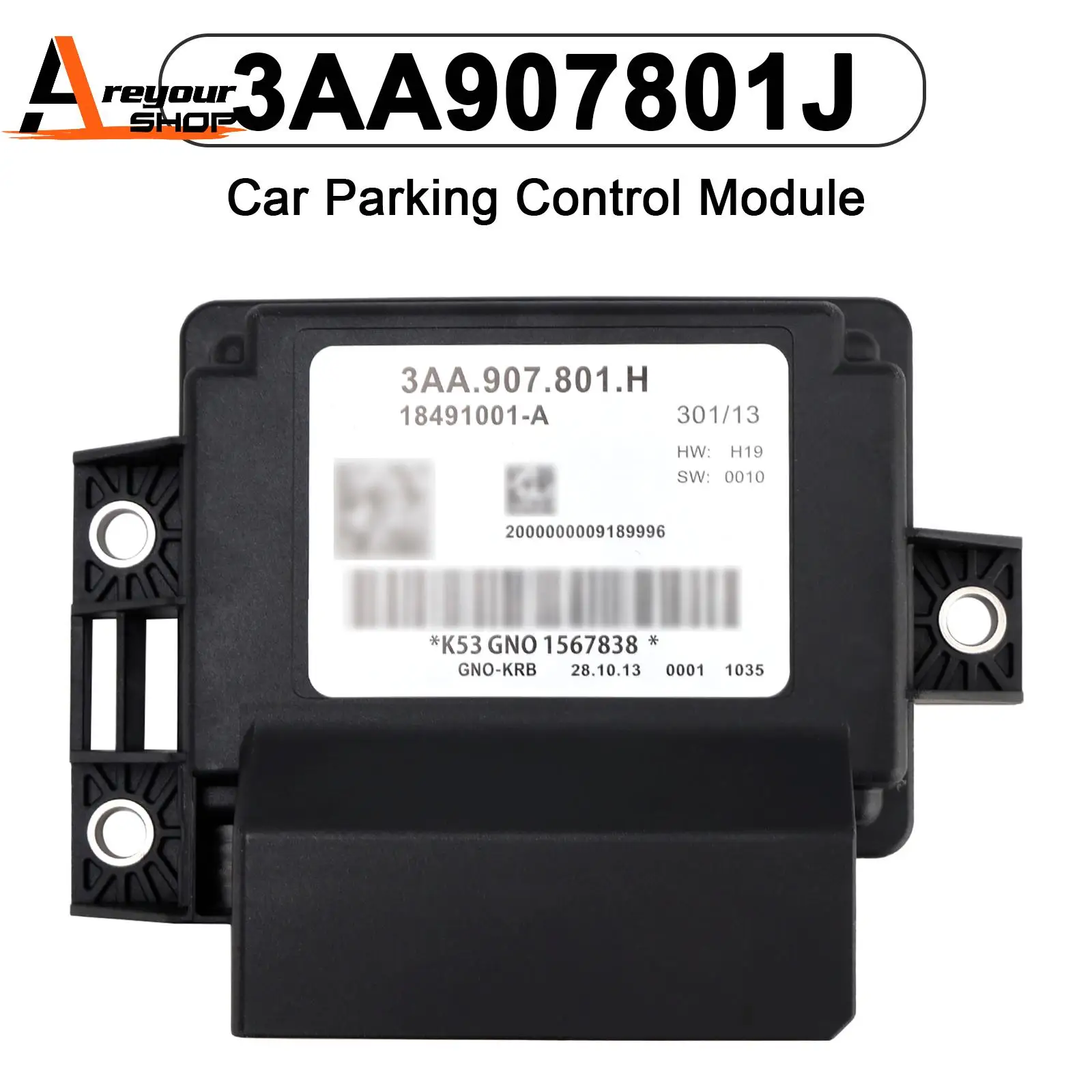 3AA907801J Car Parking Control Module for Audi Q3 84B 8U VW CC 991 Magotan