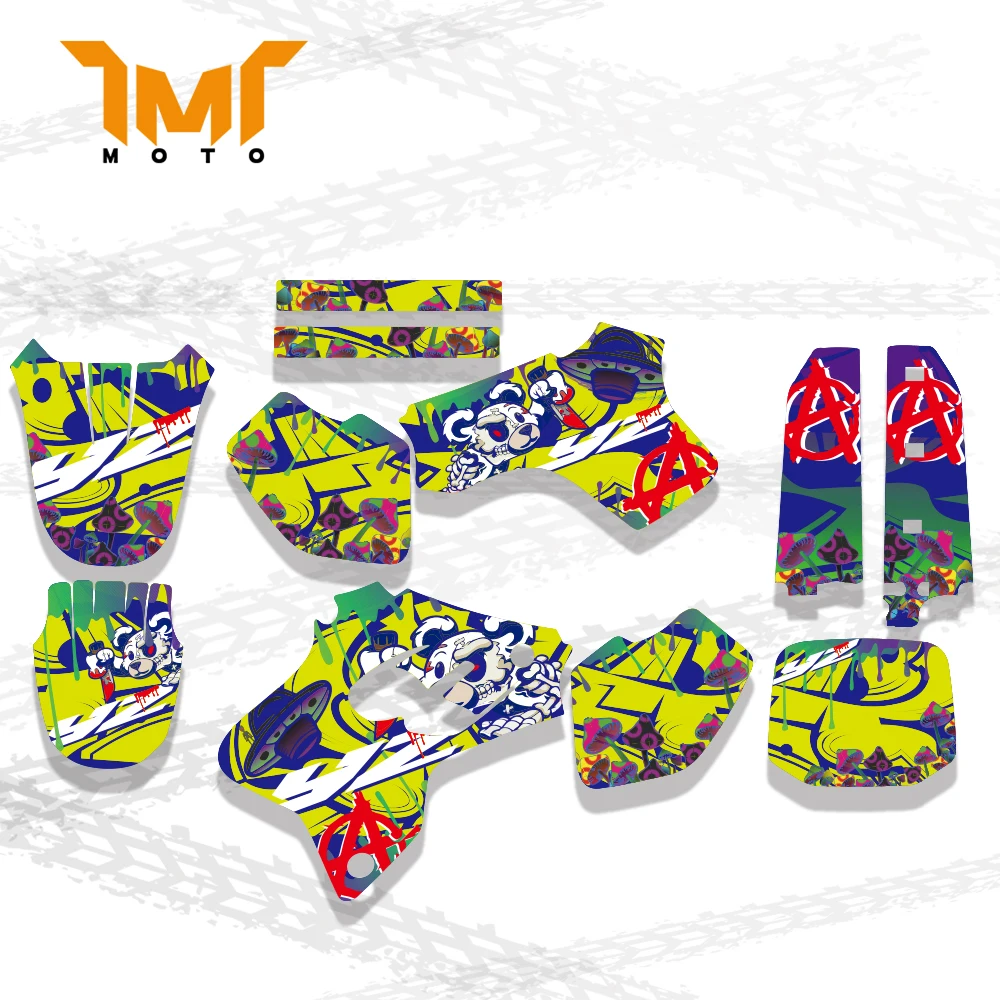 

TMT Motorcycle New Graphics Decals Stickers For Yamaha YZ80 YZ 80 1993-1997 1998 1999 2000 2001 Motocross Racing Kits