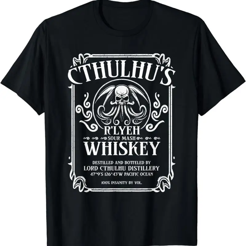 NEUES LIMITIERTES Cthullhu-Label, lustiges Horror-Design, bestes T-Shirt, Größe S 3XL