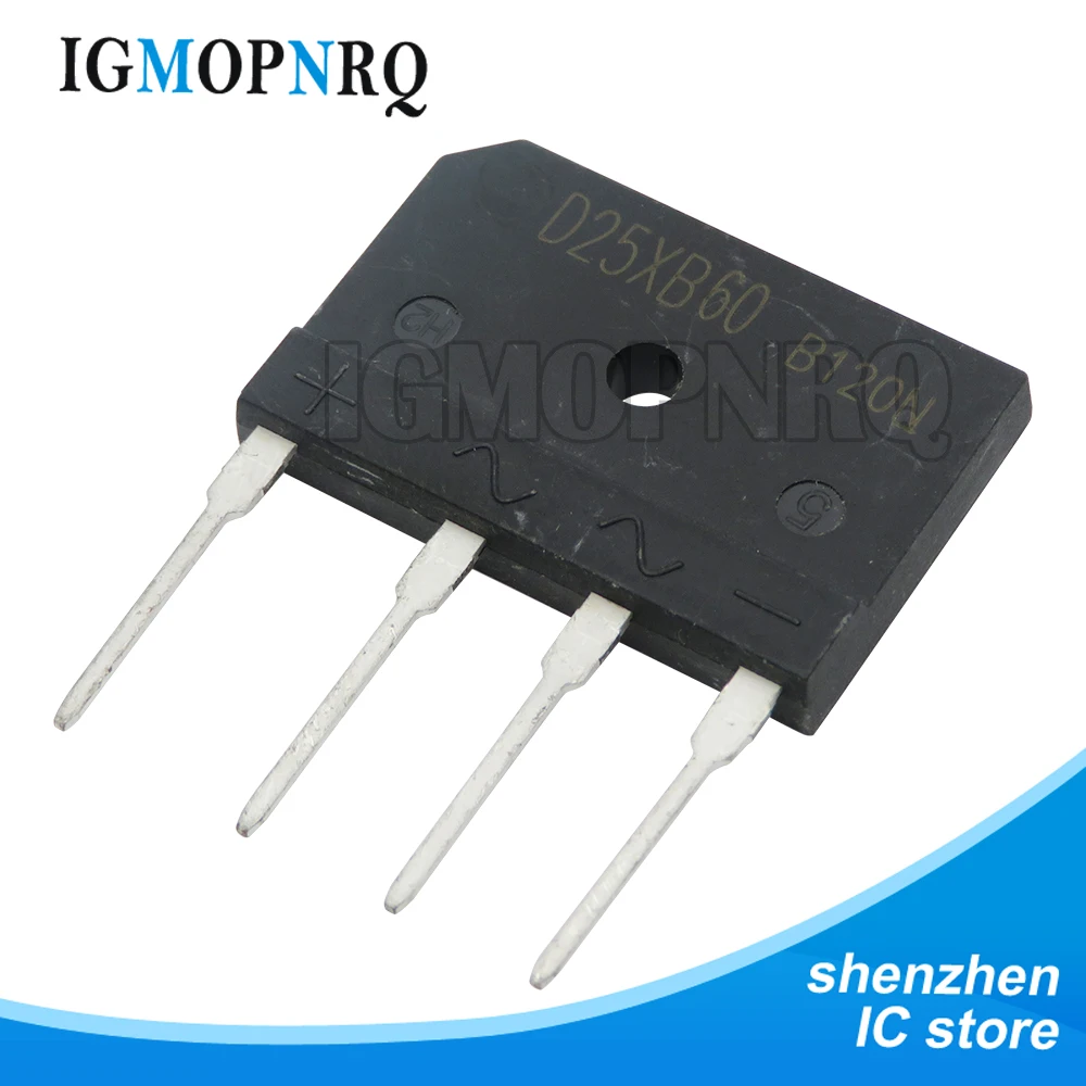 5PCS D10XB60 D15XB60 D15XB80 D20XB80 D25SB80 D25XB60 D25XB80 ZIP-4 In Stock GBJ2510 GBJ3510