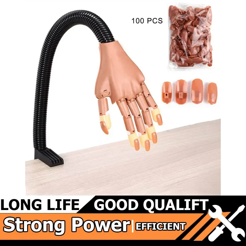 

Новый дизайн ногтей для практики ручного маникюра, акриловые типсы для пальцев с 100 шт., оборудование для тренировки ногтей, инструменты