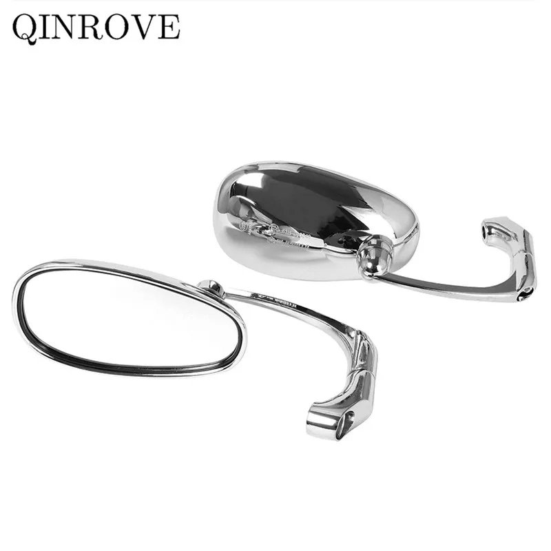 Retro Motorcycle Scooter Rear View Mirror 8/10MM Aluminum ABS Mirror Universal For YAMAHA Fazer 250 MT09 Honda Rebel Shadow 750