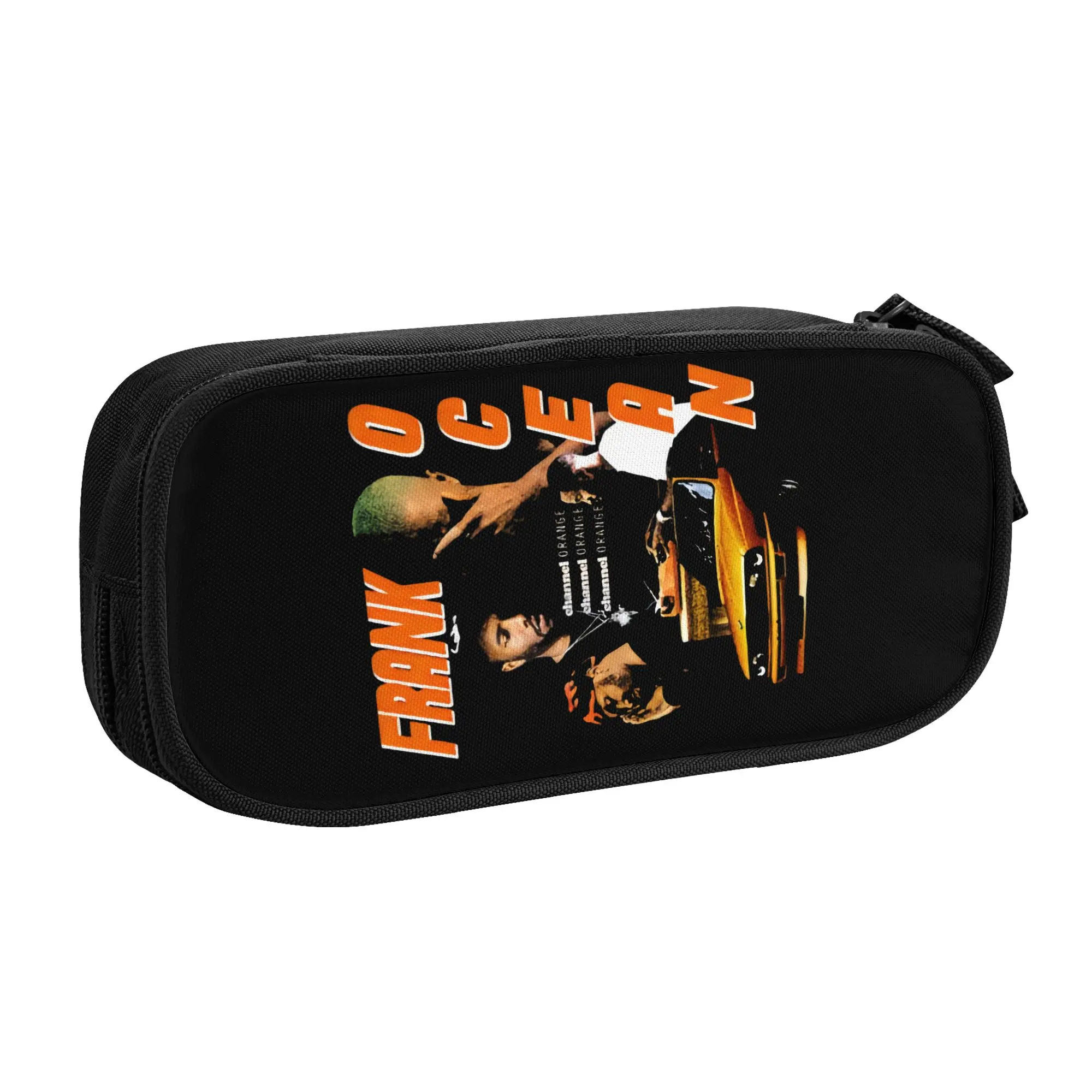 Frank Ocean Rapper Hip Hop  Pencil Cases for Girl Boy Big Capacity  Pen Box Bag School Supplies