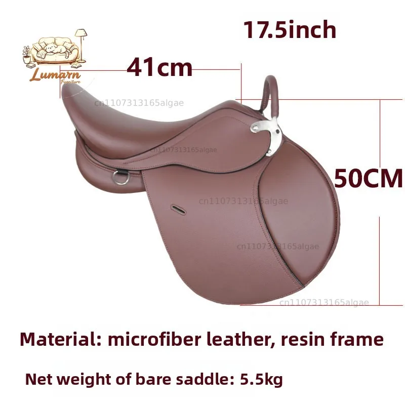 Comprehensive saddle teaching novice tourist saddle recommended British equestrian racing horse microfiber