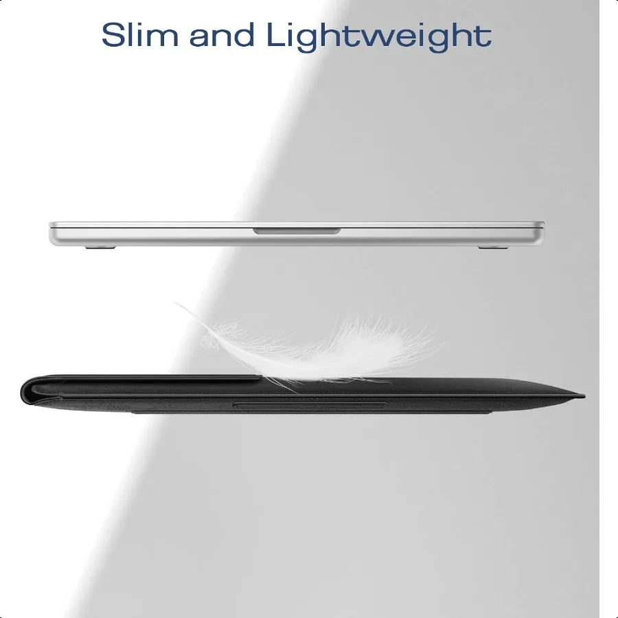 ブックエア 13.6 A3240 A3113 A2681 プロ 14 A3401 A3185 A3112 A2992 A2918 A2779 A2442 ブックプロエア 13 PU レザー Sli 用スリーブケース