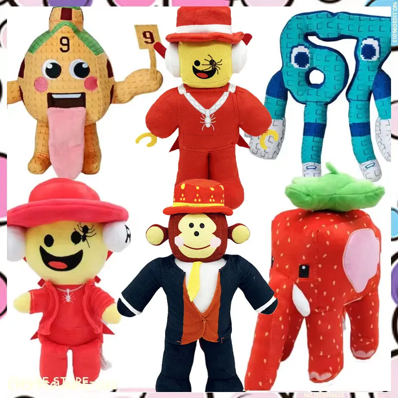 2025 جديد سرقة الدماغ رقم 9 منزل سامي جاندل الفراولة الفيل أفخم دمية أنيمي الأجهزة الطرفية ديكورا لعبة هدايا عيد الميلاد