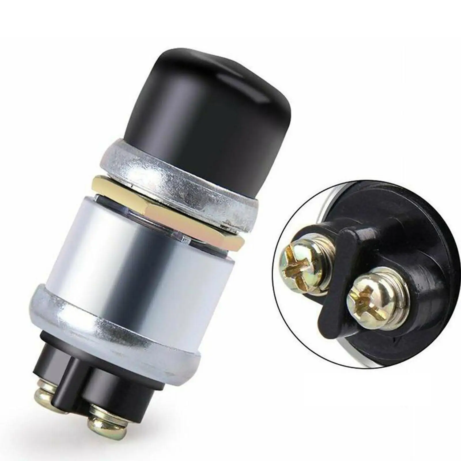 

Push Button Starter Switch Waterproof Versatile Multifunction Compact Push Start Button Replace for Marine Truck Car Tractor