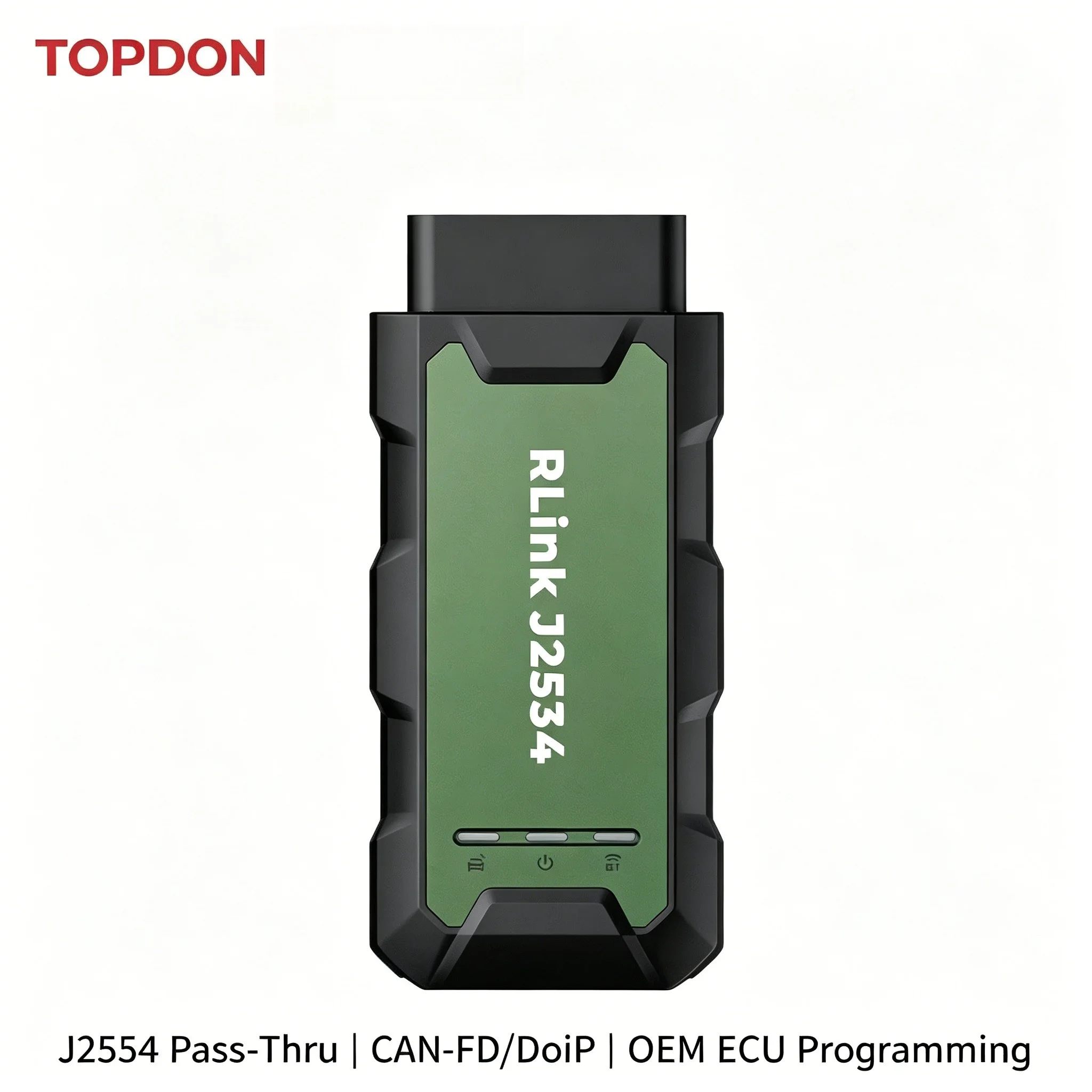 TOPDON RLink J2534 Pass Thru Programmer CAN FD DoIP Car Diagnostic Tool ECU Programming Coding Adapter for All Cars