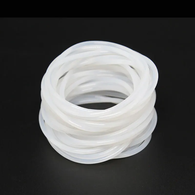 5PCS/Lot White VMQ O‑Ring CS2.65mm ID50-75mm Good Elasticity Silicone Rubber Gasket WasherFor Machinery Plumbing Sealing