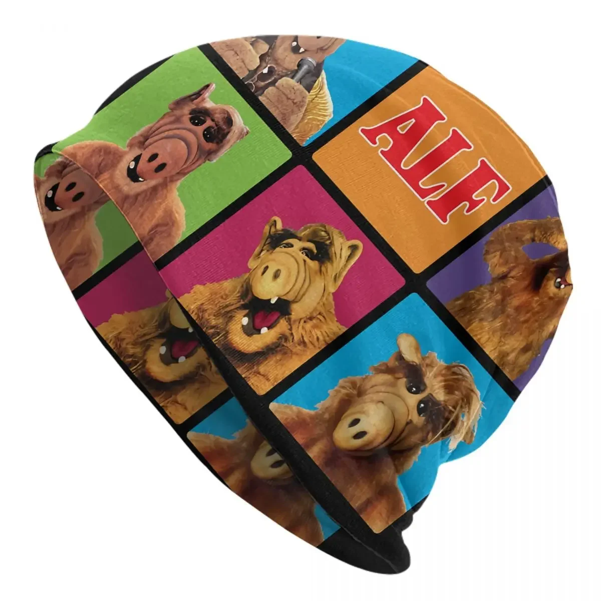 ALF The Animated Series Skullies Beanies Caps Gordon Squares Thin Hat Autumn Spring Bonnet Hats Men Women's Unisex Ski Cap