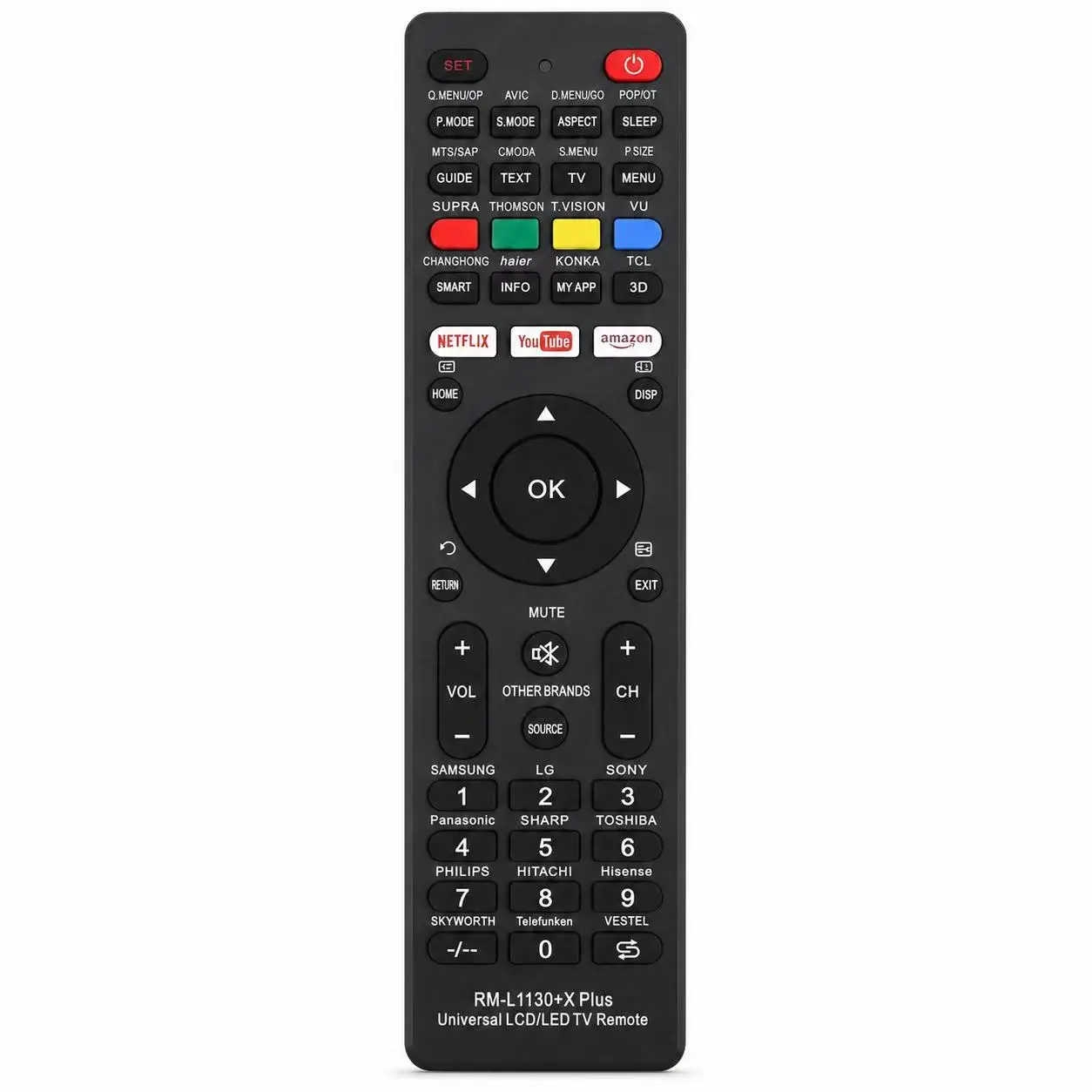Universal Replacement Remote Control RM-L1130+X Plus for All Brands of TVs RM L113 12 RM L1130 8 Smart Home Control TV Box