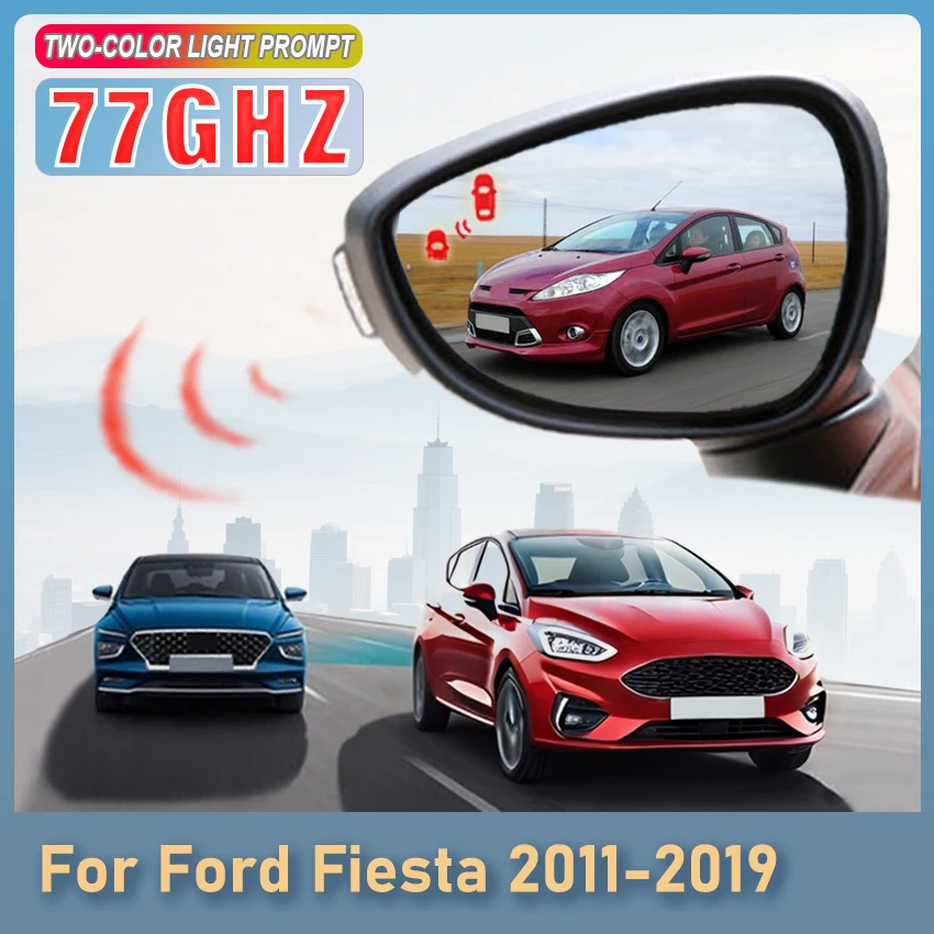 Blind Area Spot Detection System For Ford Fiesta 2011 to 2019 BSD BSM BSA 77GHZ Radar Detector For Cars Electrical Appliances