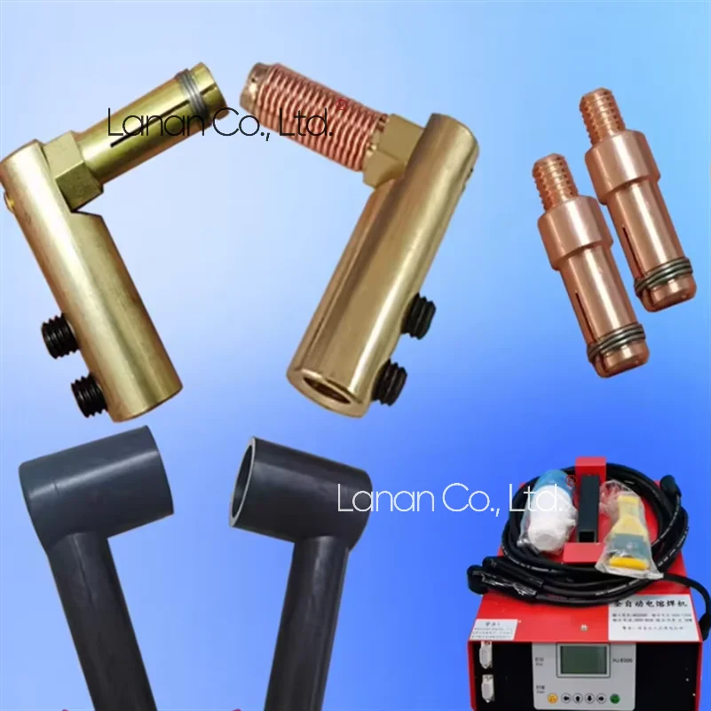Lanan PE Electric Fusion Machine Joint Butt Welding Machine Accessories Copper Head D 4.0 4.7 5.0MM Rubber Sleeve NOZZLE