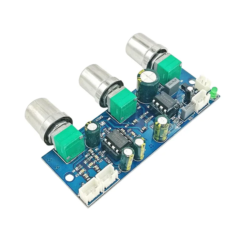 New 1 Set DIY Accessories NE5532 Subwoofer Preamp Control Board With Passive Bass Adjustment And Treble Filter Circuit