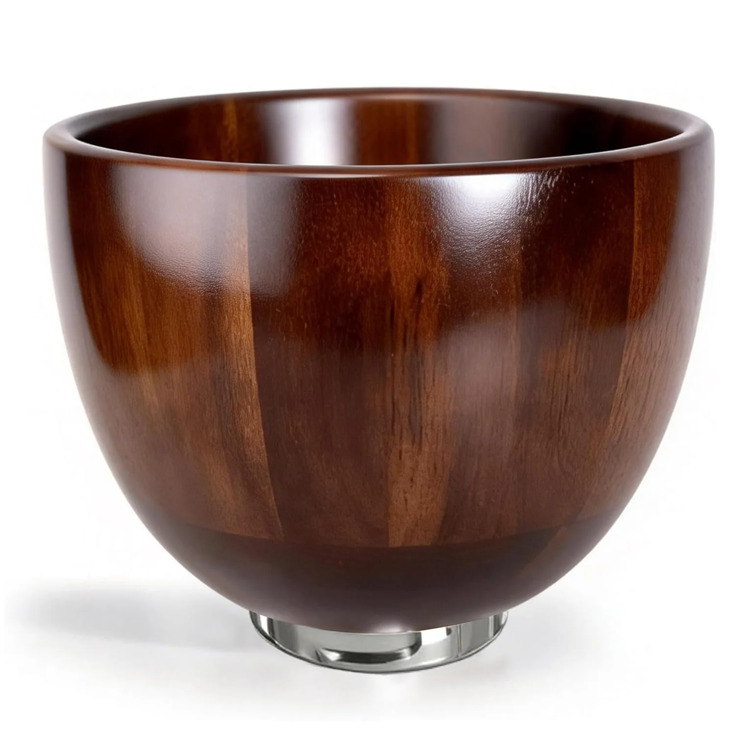 Solid Acacia Wood Bowl Compatible with KitchenAid 4.5-5QT Tilt-Head Stand Mixers, Hand-Finished Natural Grain