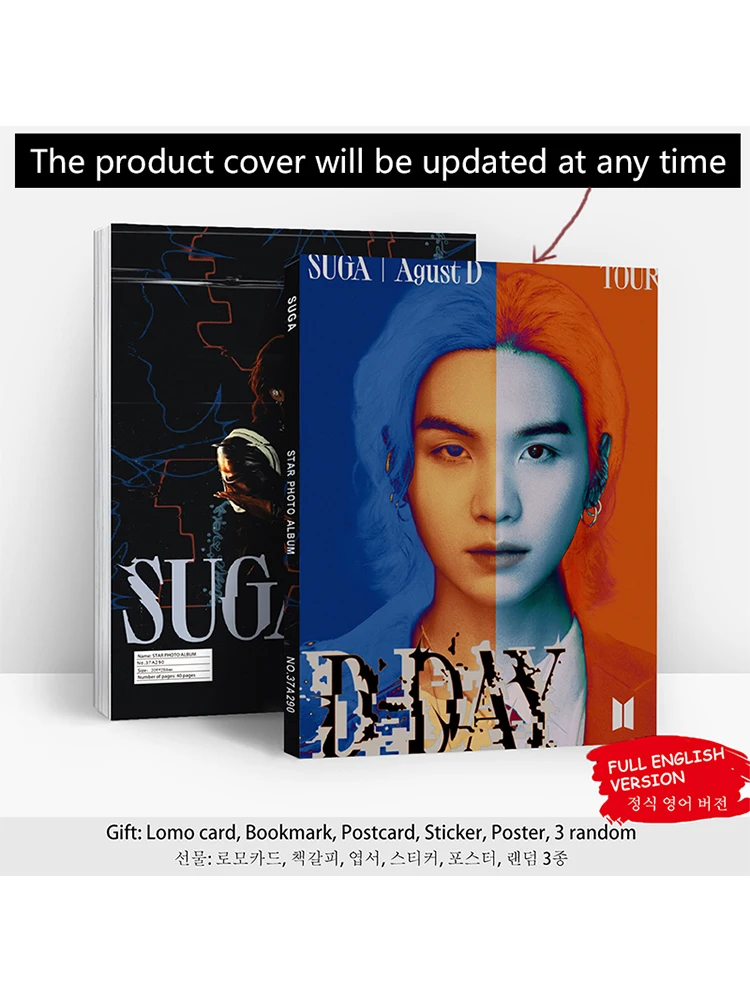 Kpop novo álbum D-DAY livros de fotos cartaz cartão postal impressão coleção de imagens para fãs