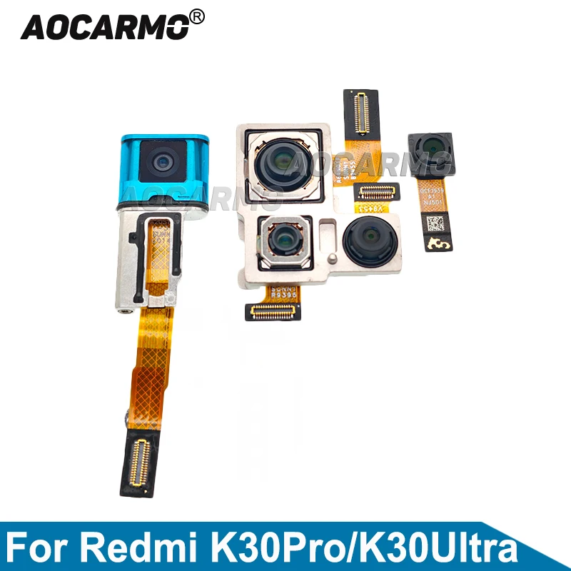 For Redmi K30U K30 Pro Main Camera Ultra Wide-angle Rear Depth Full Set Front Facing Camera Repair Parts