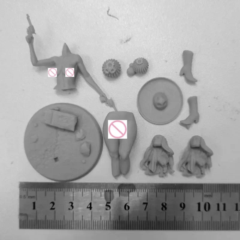 1/24 75Mm Hars Figuur Geassembleerde Modelkit Hobby Miniatuur Cowgirl Daniela Beeldje Ongemonteerd En Ongeverfd 3D-printen