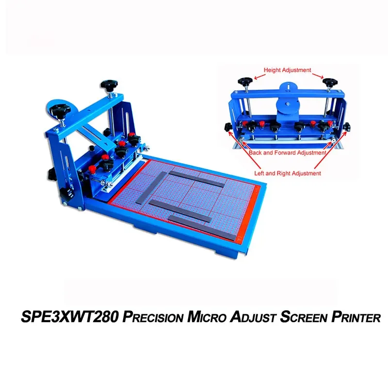 SPE-3XWT280 Precision Micro Adjust Screen Printer precision fine-tuning fingerprint table