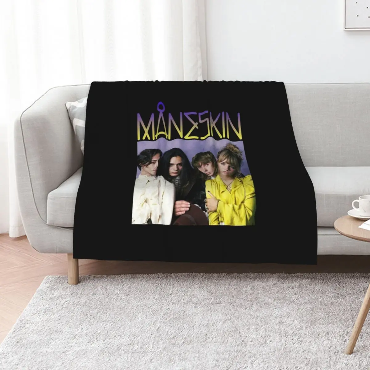 Maneskin Throw Blanket Bed Retros Quilt Blankets For Baby Decorative Sofa Blankets