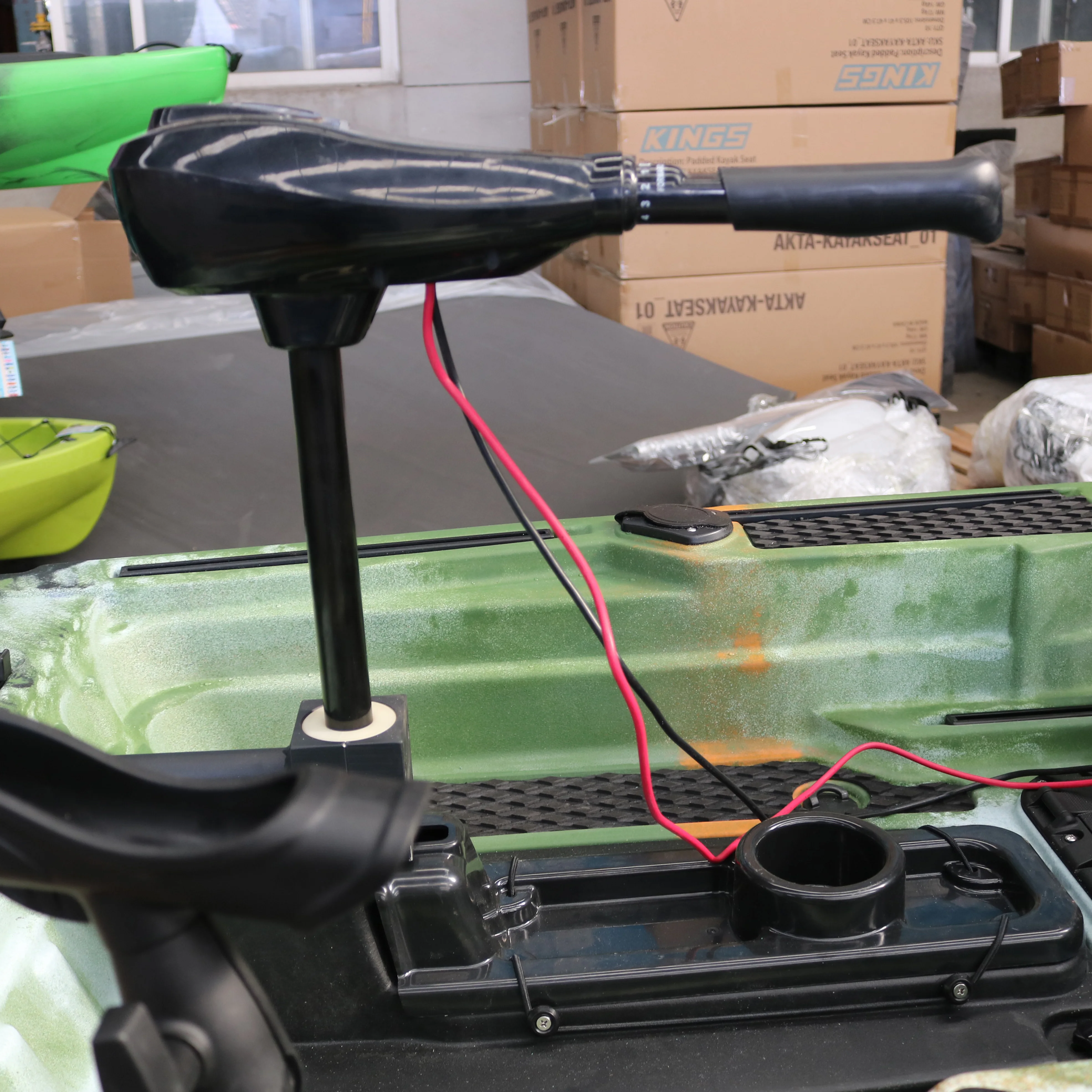 46LBS 12V Electric Engine Trolling Motor for Propeller Pedal Kayak High Speed and Easy Operation