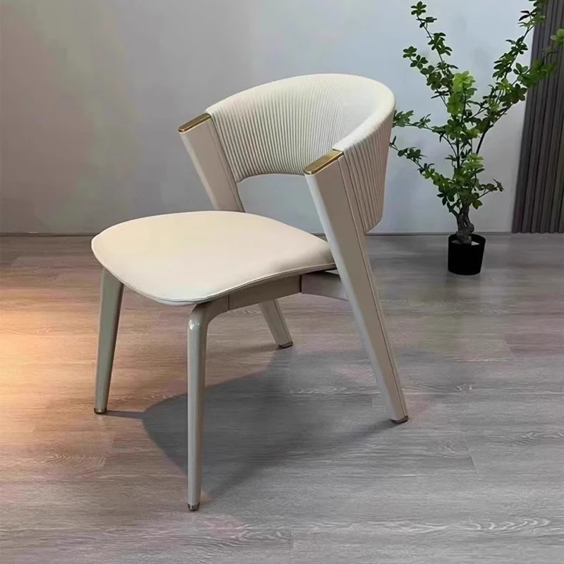 Chaise de Salle à Manger Ergonomique et Moderne, Fauteuil Simple, Mobilier de Design Nordique, Idéal pour Hôtel