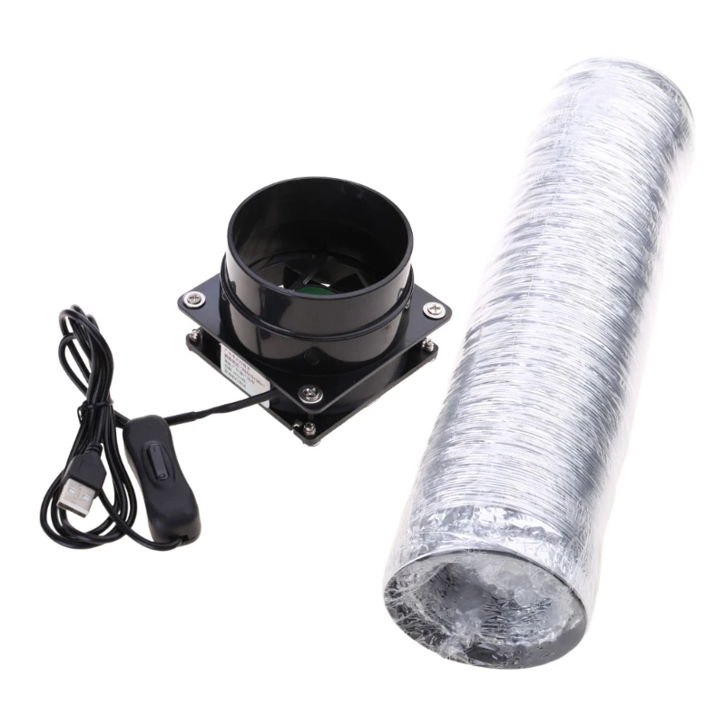 Compact and Portable Fume Extractor Fan with Duct Pipe and Ventilation Tubing