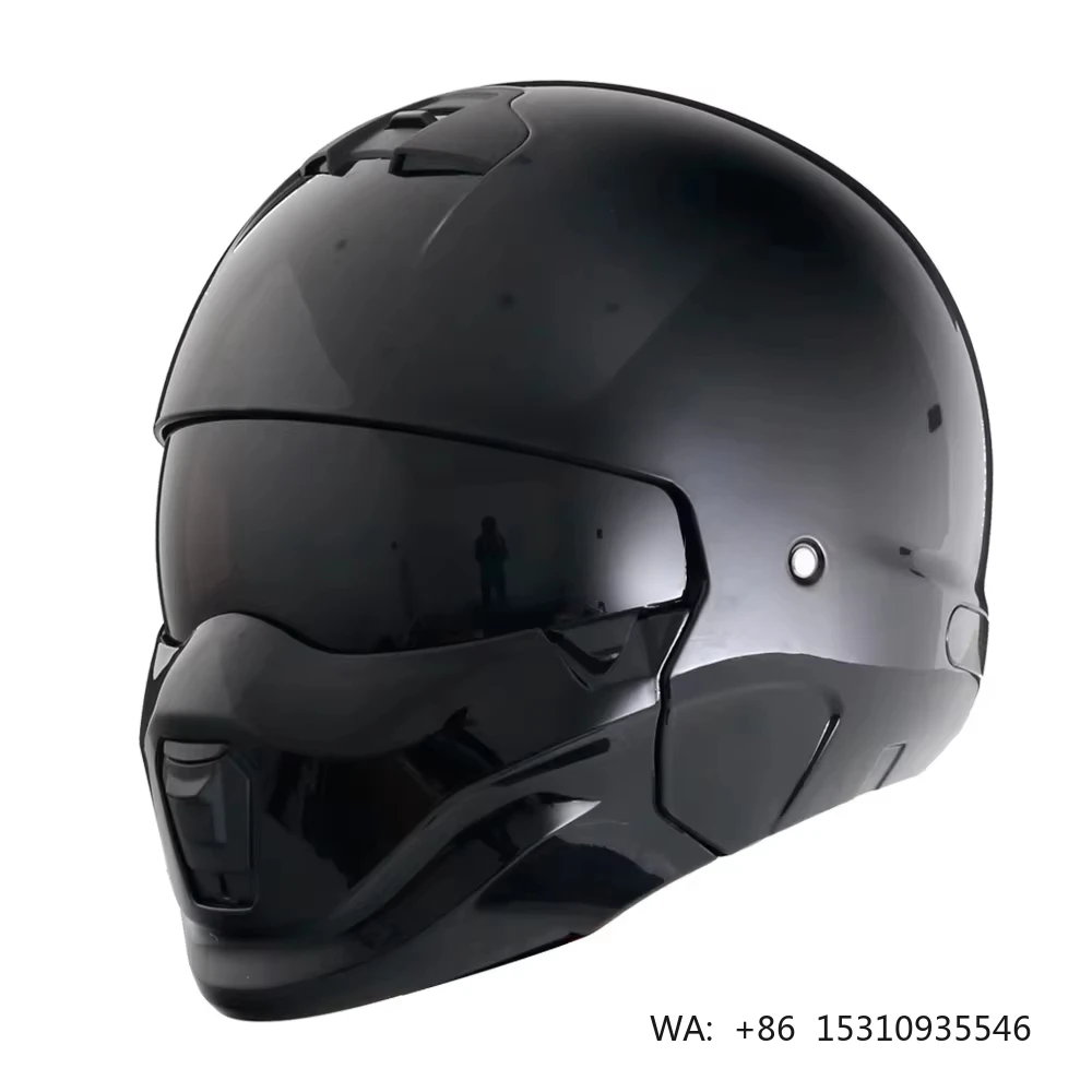 

Customized Logo Modular Leiden Motorcycle Helmet With Double Visor Abs Material Motorcycle Flip up Helmet