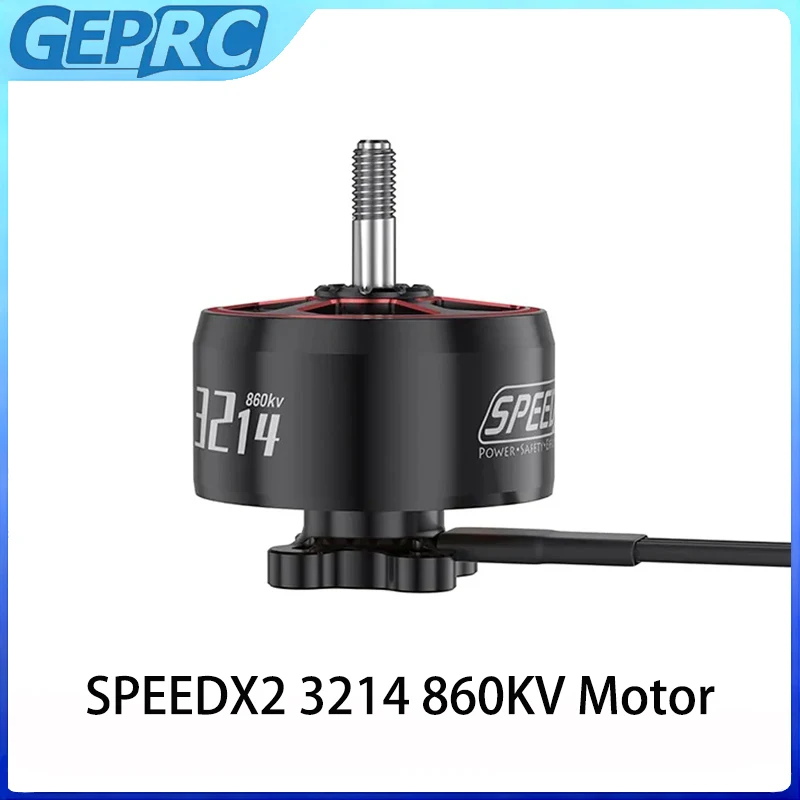 

GEPRC SPEEDX2 3214 860KV 6S бесщеточный двигатель для FPV RC мультикоптера 9-10 дюймов дальнего действия гоночный дрон DIY часть