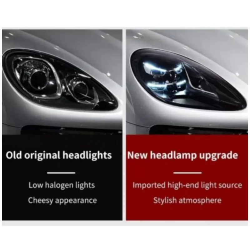 Car headlights for Porsche Macan 2014-2018 headlights upgrade LED plug and play