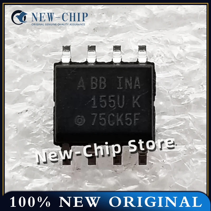 2PCS-50PCS/LOT INA155UA/2K5  INA155UA INA155UK INA155U SOP-8 CMOS instrument amplifier  NEW ORIGINAL