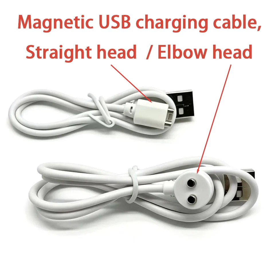 1PCS Magnetic Charging Cable 2pin Center Spacing 6mm Magnet USB Power Charger for Beauty Instrument Smart Device