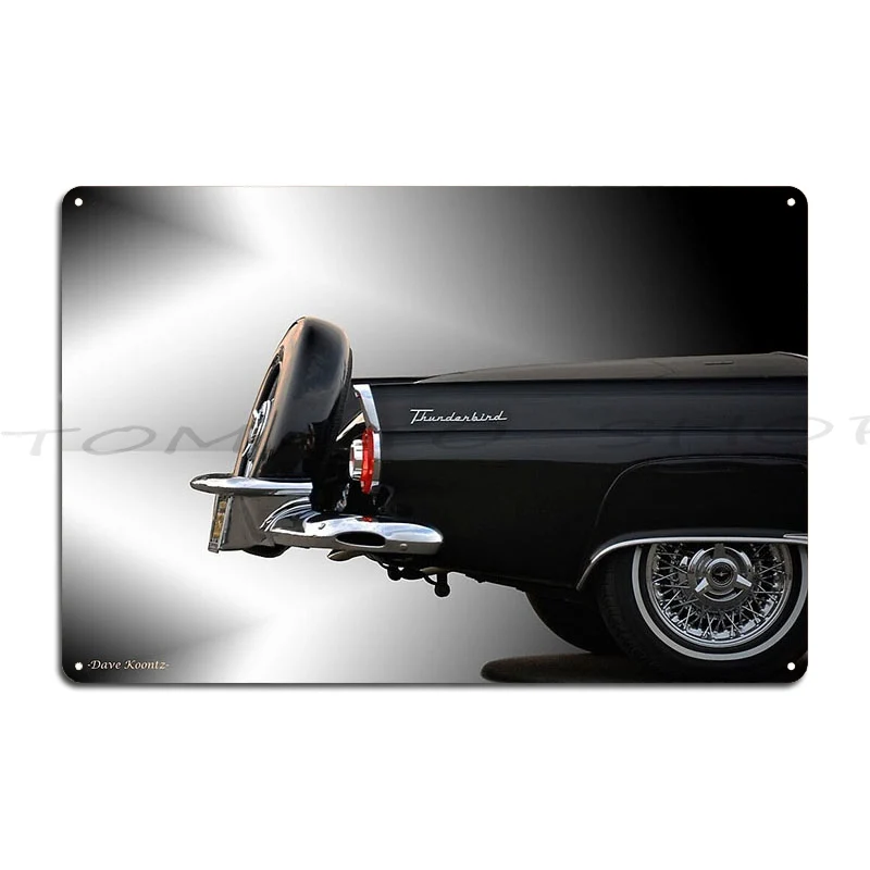 1963 Thunderbird Coupe 1966 Thunderbird 'Fly'n Low' Metal Sign Wall Cave Create Party Garage Printing  Tin Sign Poster