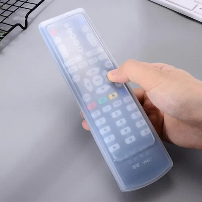Silicone Protect Cover for Air Condition Remote Control TV Control Transparent Dustproof Storage Case