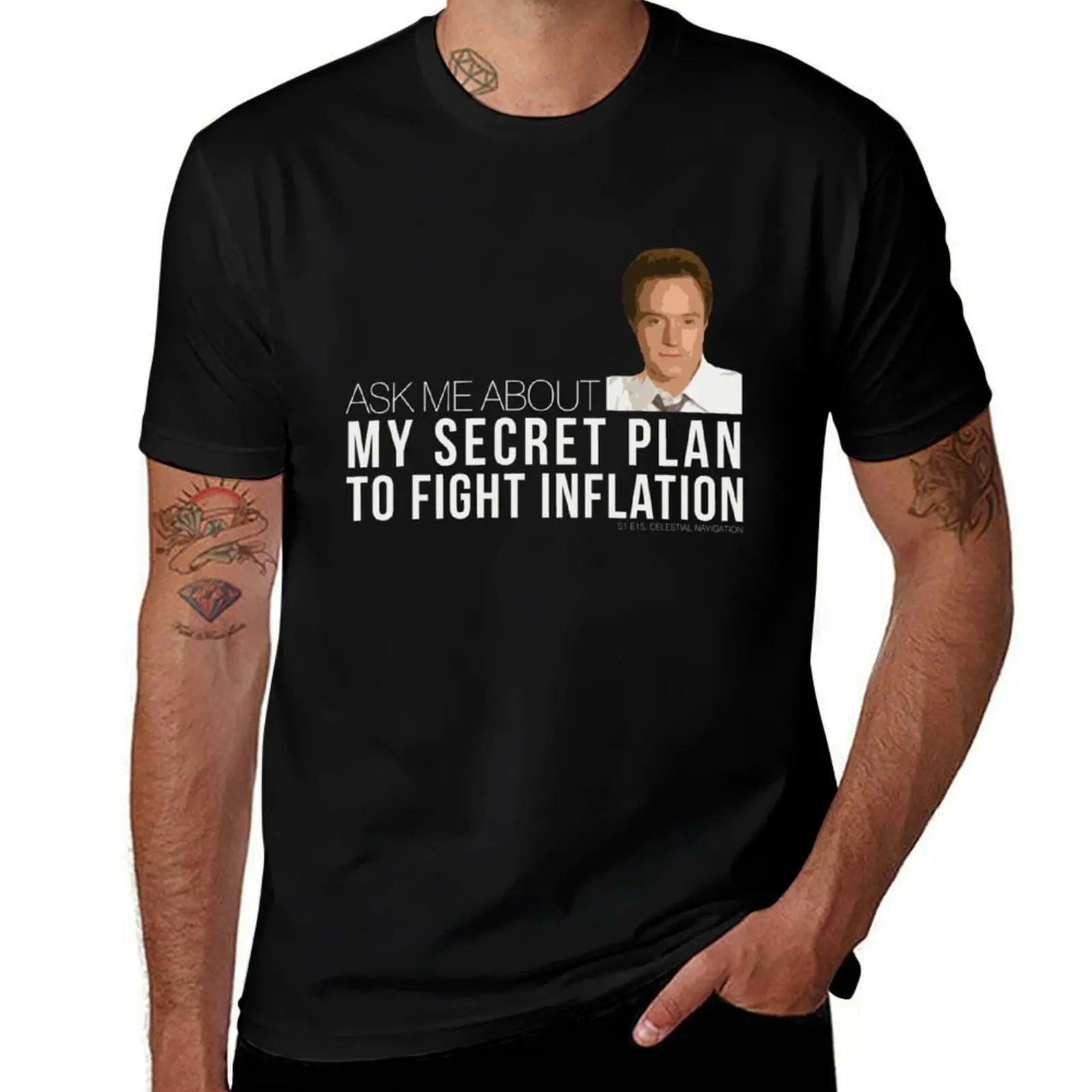 

Inflation Plan Lyman Secret Josh - Fight to Tee T-Shirt Breathable Travel T-Shirt