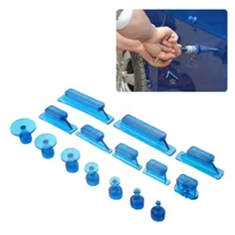 15 Pieces Dent Repair Remover Tool Kit Car Dent Remover Tools Durable Sheet Metal Plastic Suction Cup For Auto Repairing Parts