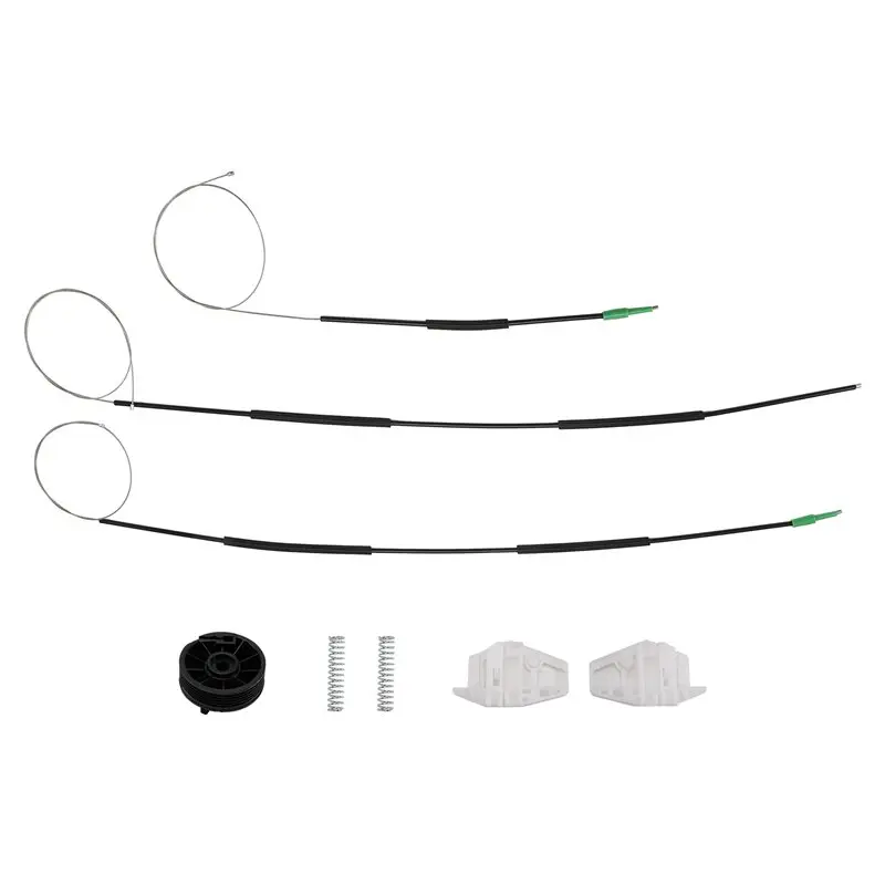 For Renault Megane II 2-Door/3-Door Coupe 2002- 2009 Front Door Window Regulator Repair Kit Left Side
