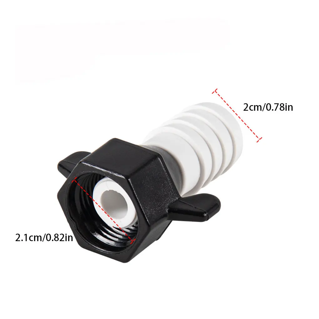 2 stuks Barb Elleboog en Rechte Draaibare Adapter RV Waterpomp Fittings Adapter RV Ervaring