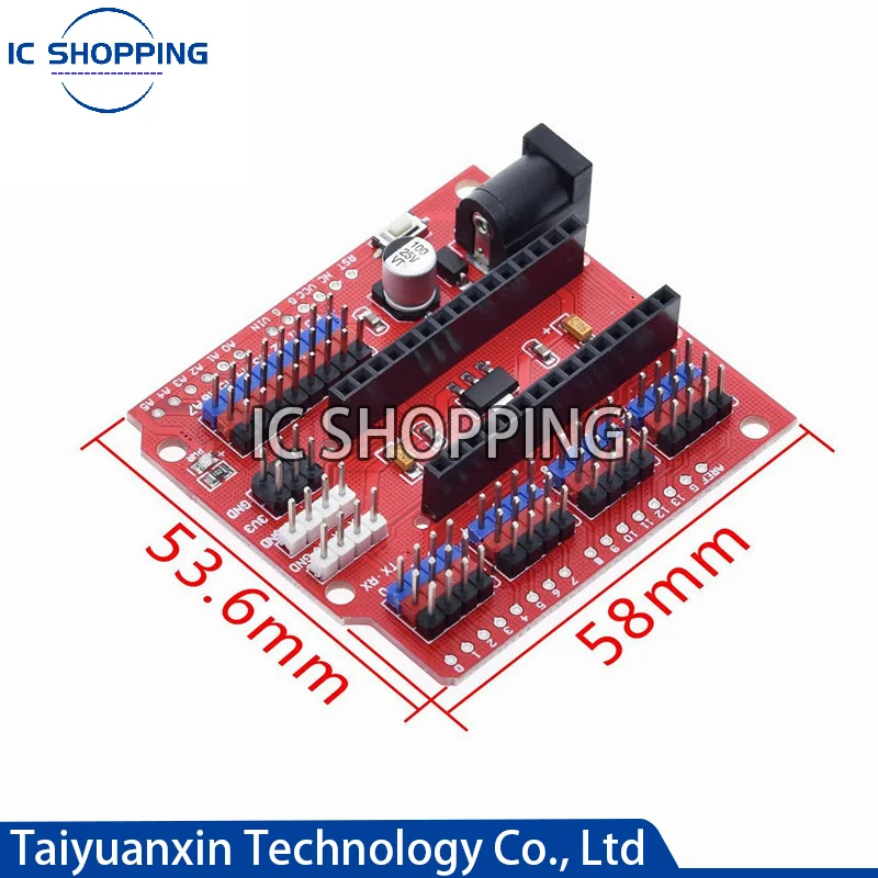 2PCS UNO Shield / Nano Shield for NANO V3.0 Adapter Prototype Shield and UNO Multi-purpose Expansion Board FOR Arduino