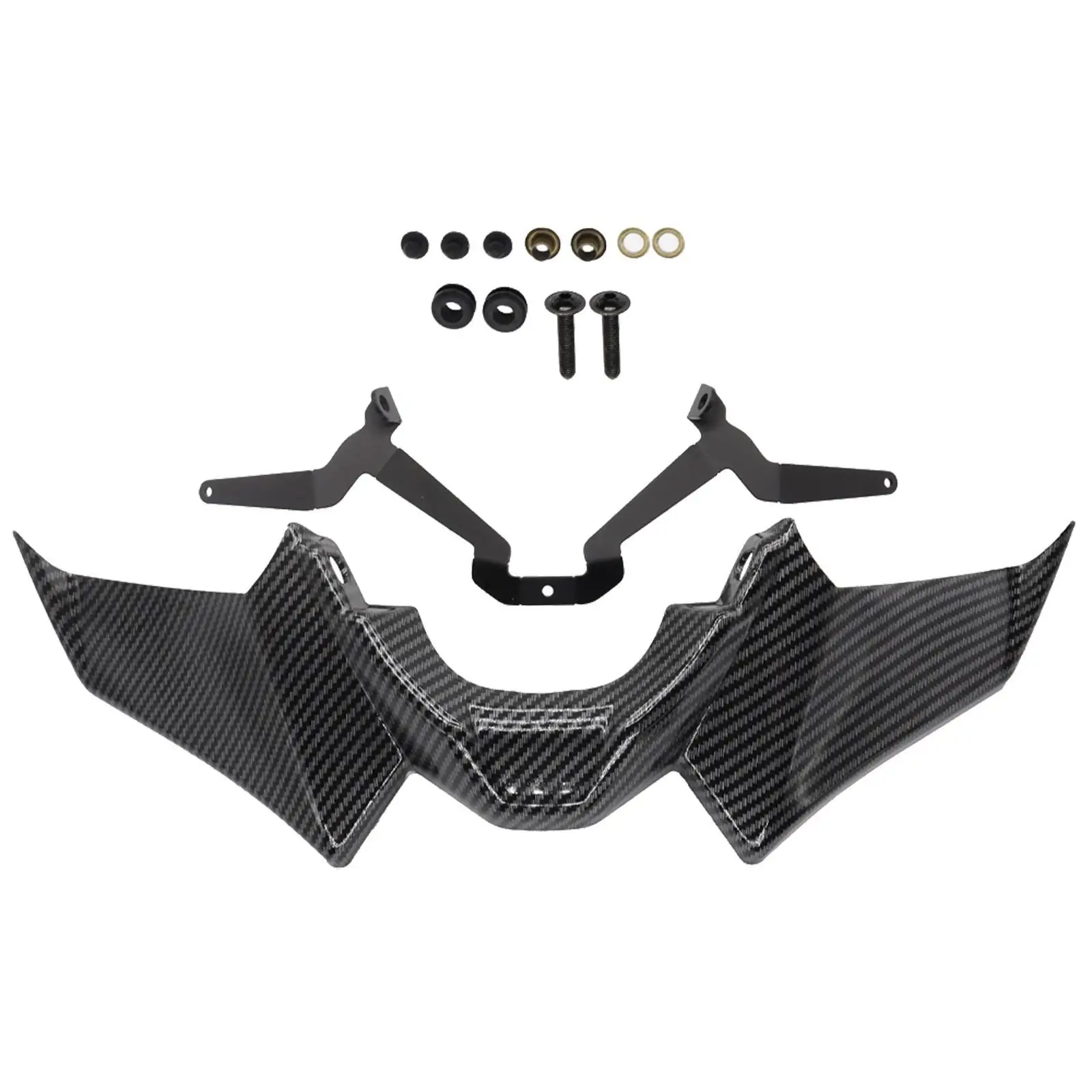 Sport Downforce Front Spoiler Kit Front Cover Accessories Aerodynamic for Yamaha MT 07 21-23 Easily Install Repair Parts